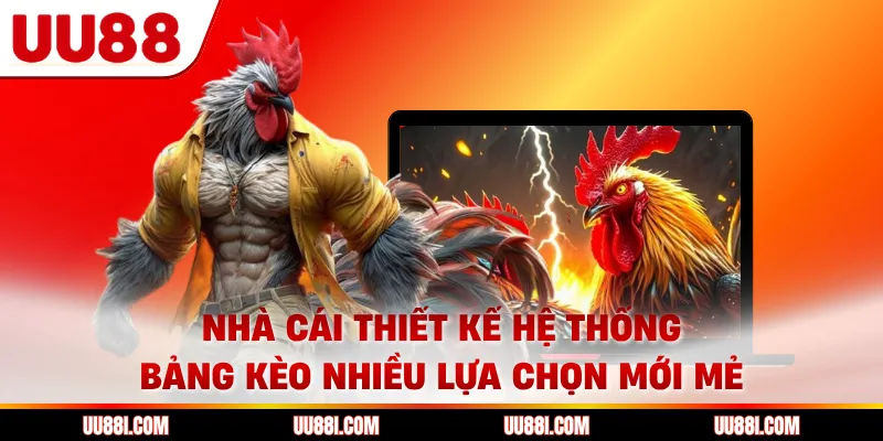 Nhà cái thiết kế hệ thống bảng kèo nhiều lựa chọn mới mẻ